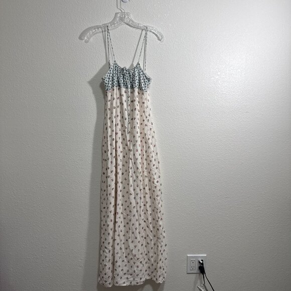 RHYTHM. Harlow Floral Gathered Maxi Dress Size Small Boho Cute Ditsy Smocked - Picture 6 of 12